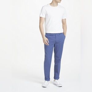 Hackett London Tailored Sanderson Chinos Sandy Blue Size 34x32